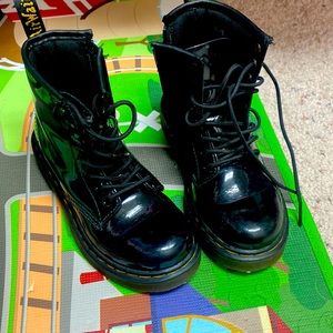 Kids Black Doc Martens